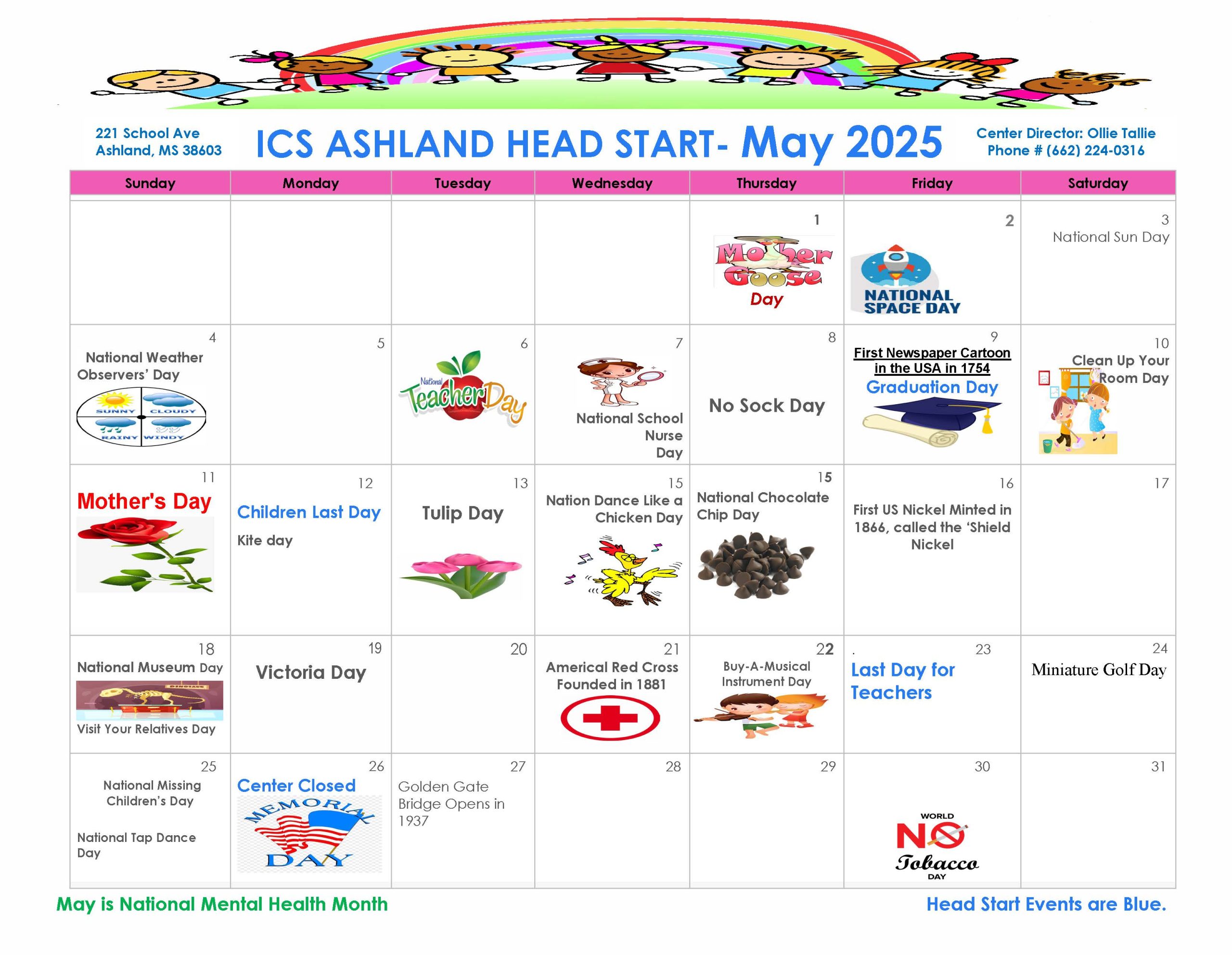 Ashland-May Calendar 2025 Ashland-May Calendar 2025