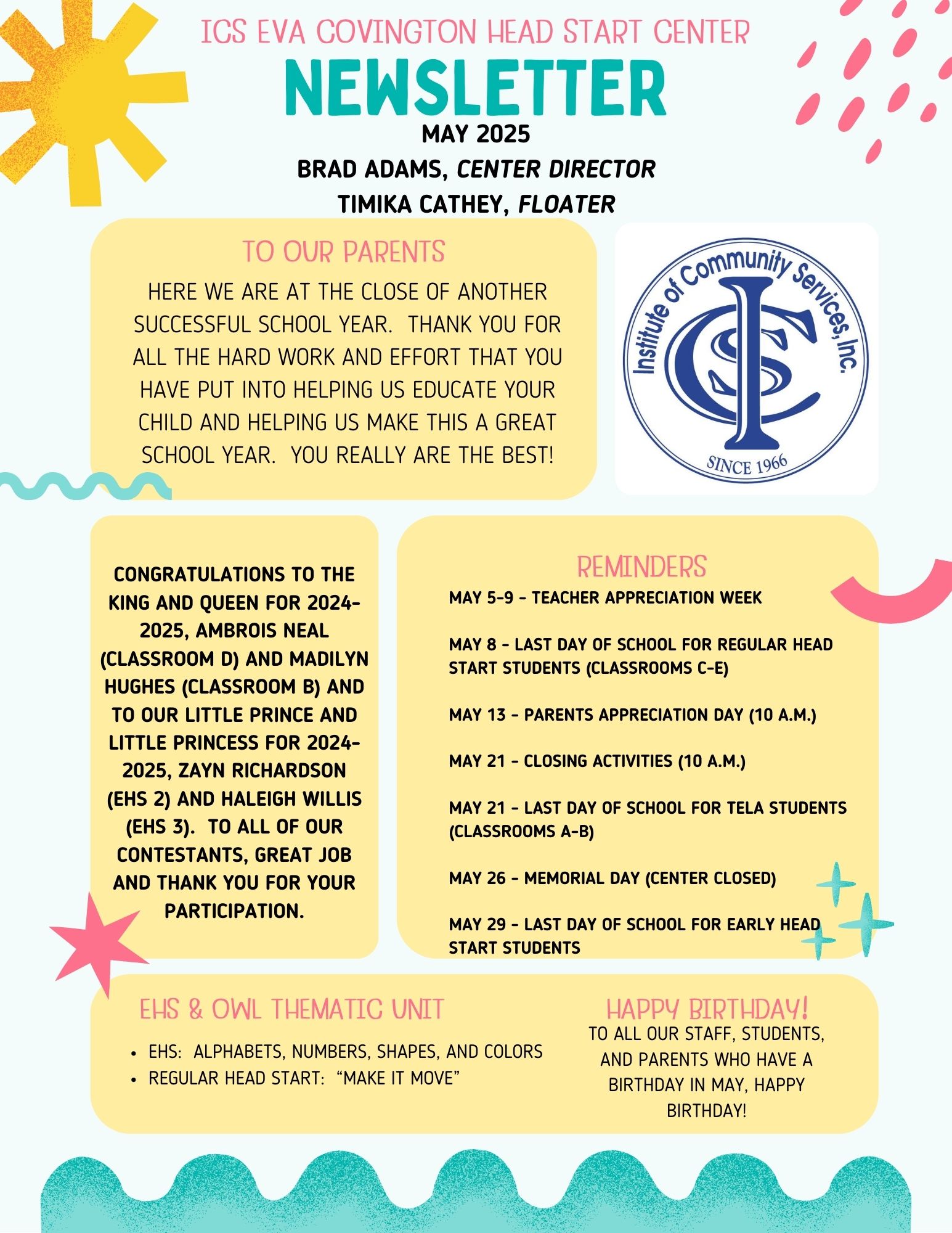 May 2025 Newsletter