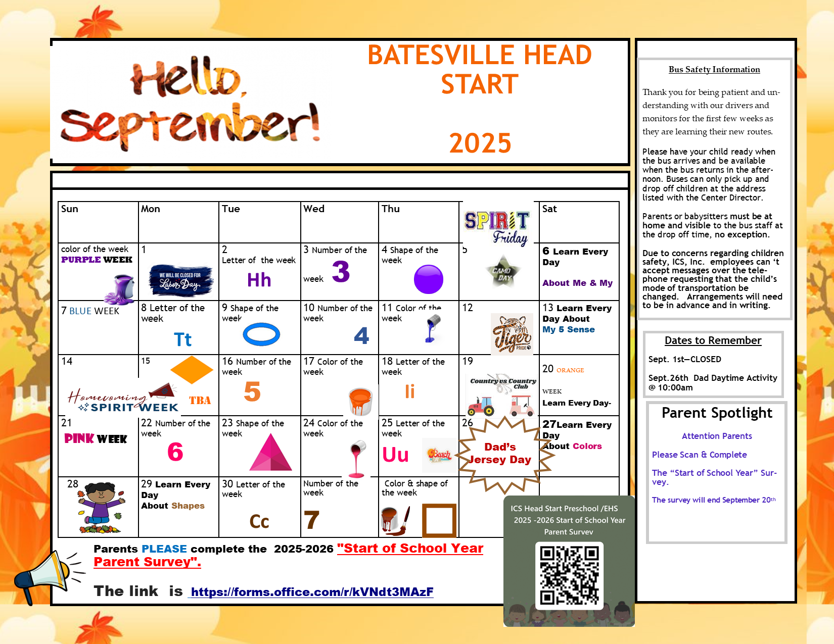Batesville-September Calendar 25